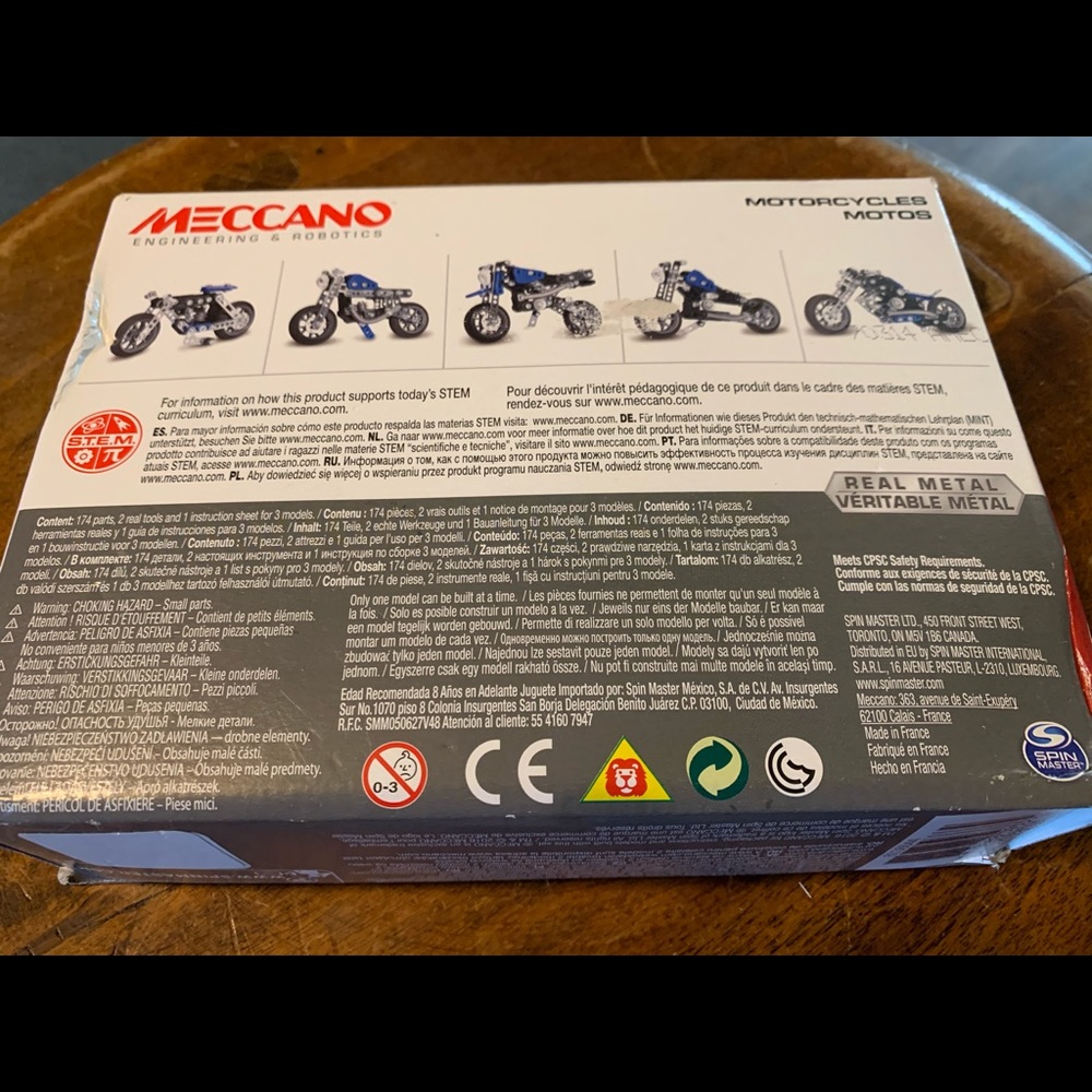 Meccano Motorcycles Motos NEW IN BOX - Picture 2 of 3